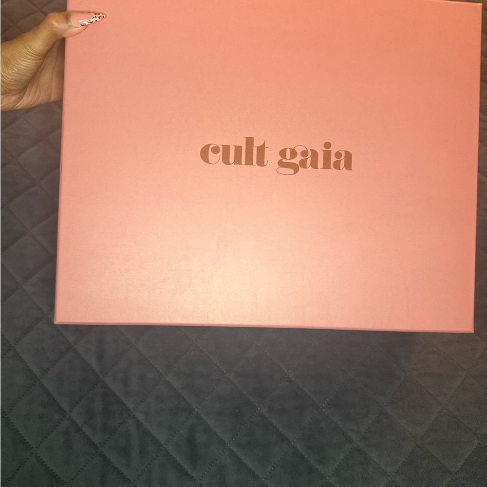 Cult Gaia Mesh Green Boots